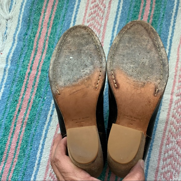 Rag & Bone Newbury Distressed Leather Ankle Boots - Picture 7 of 11